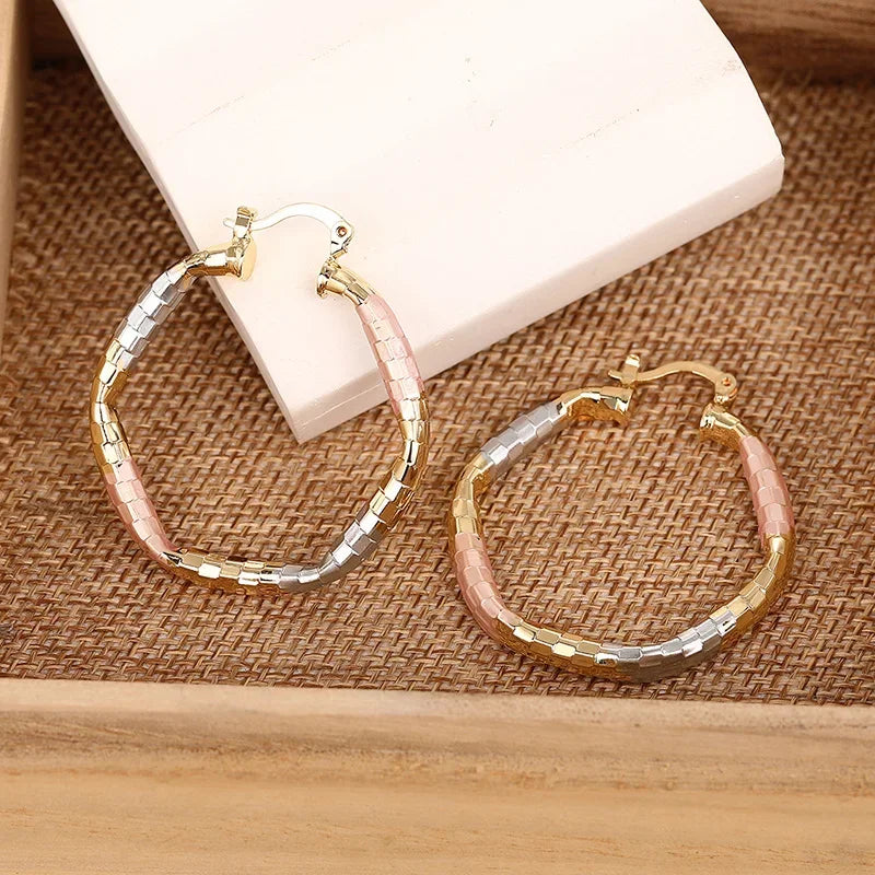 Geometric Statement Hoop Earrings