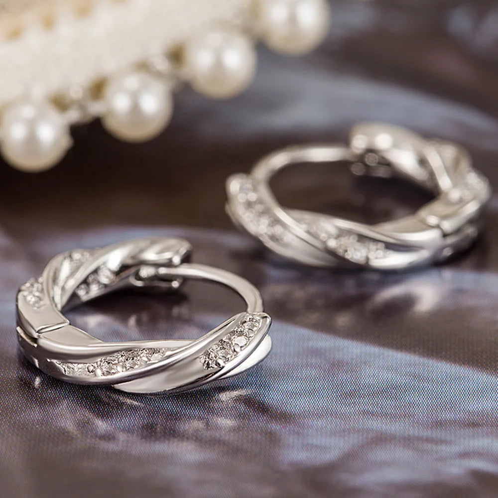 Zircon Stud Earrings