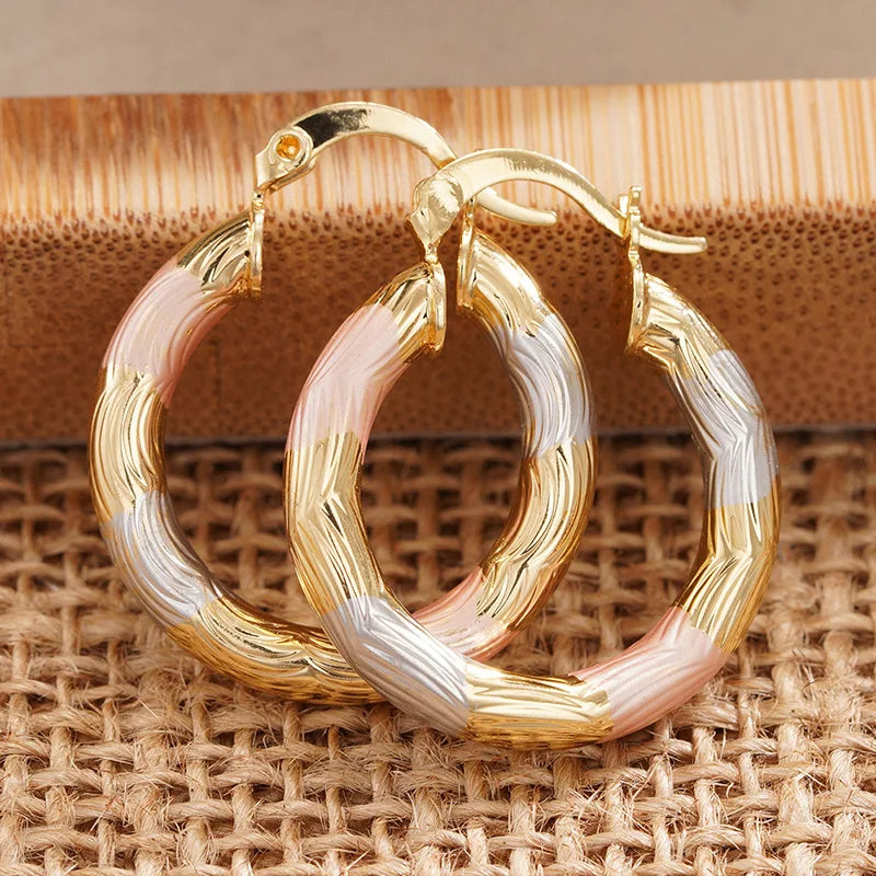Geometric Statement Hoop Earrings