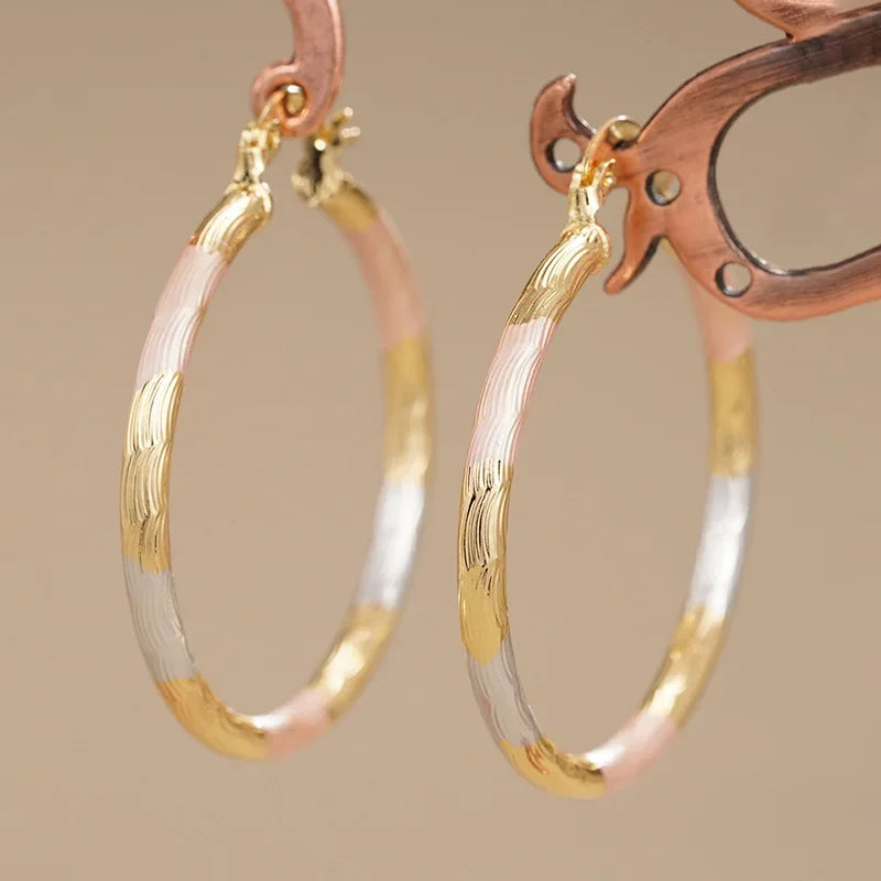 Geometric Statement Hoop Earrings