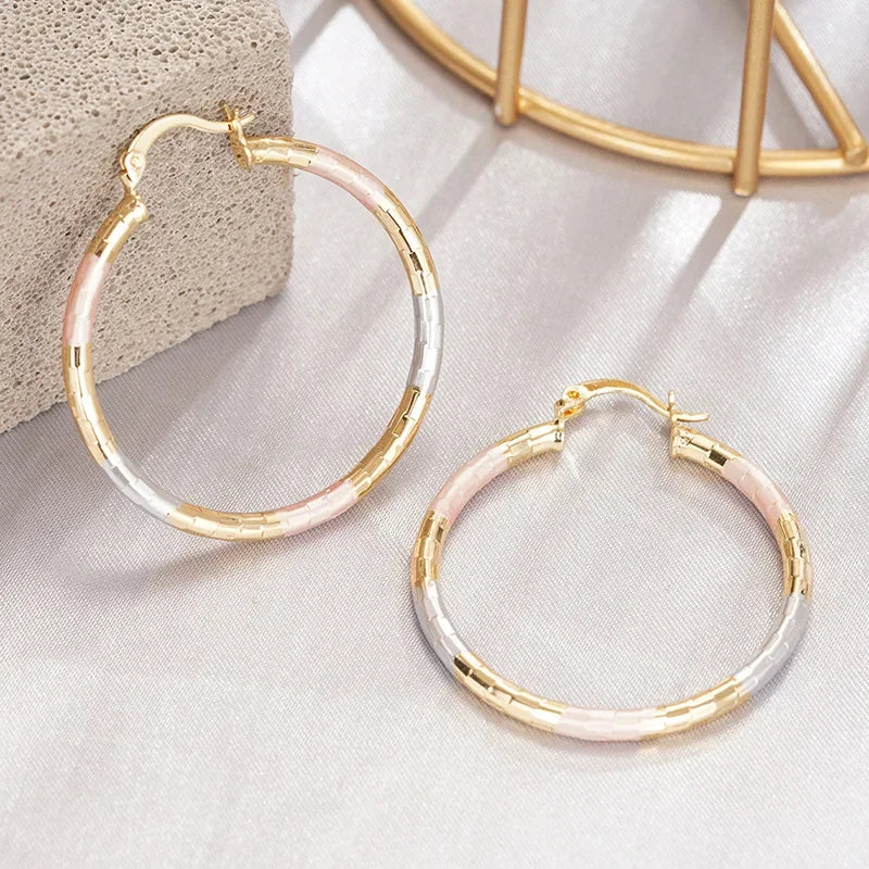 Geometric Statement Hoop Earrings