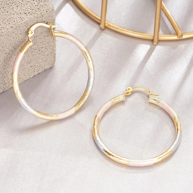 Geometric Statement Hoop Earrings