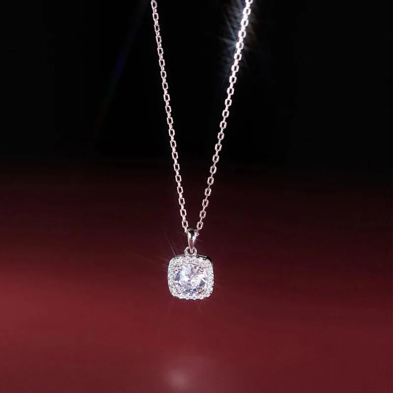 Moissanite Pendant Necklace