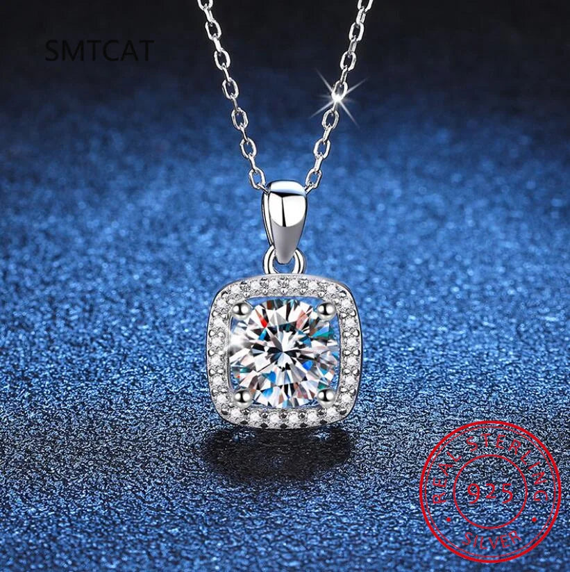Moissanite Pendant Necklace