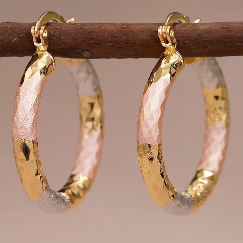 Geometric Statement Hoop Earrings